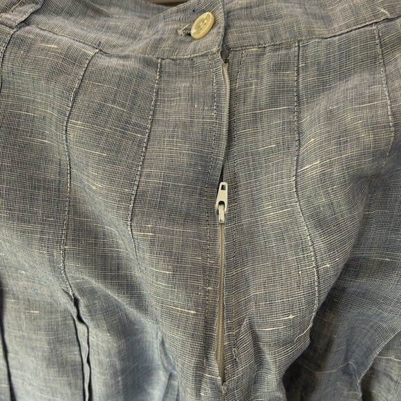 Vintage Esprit Pleated Midi Side Zipper Skirt - Picture 3 of 3